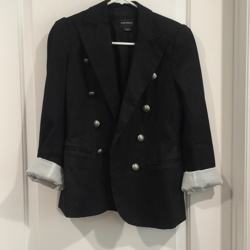 Club Monaco Black Blazer Size 0